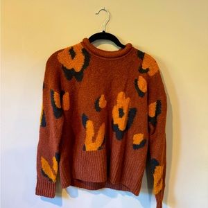 Madewell leopard print sweater